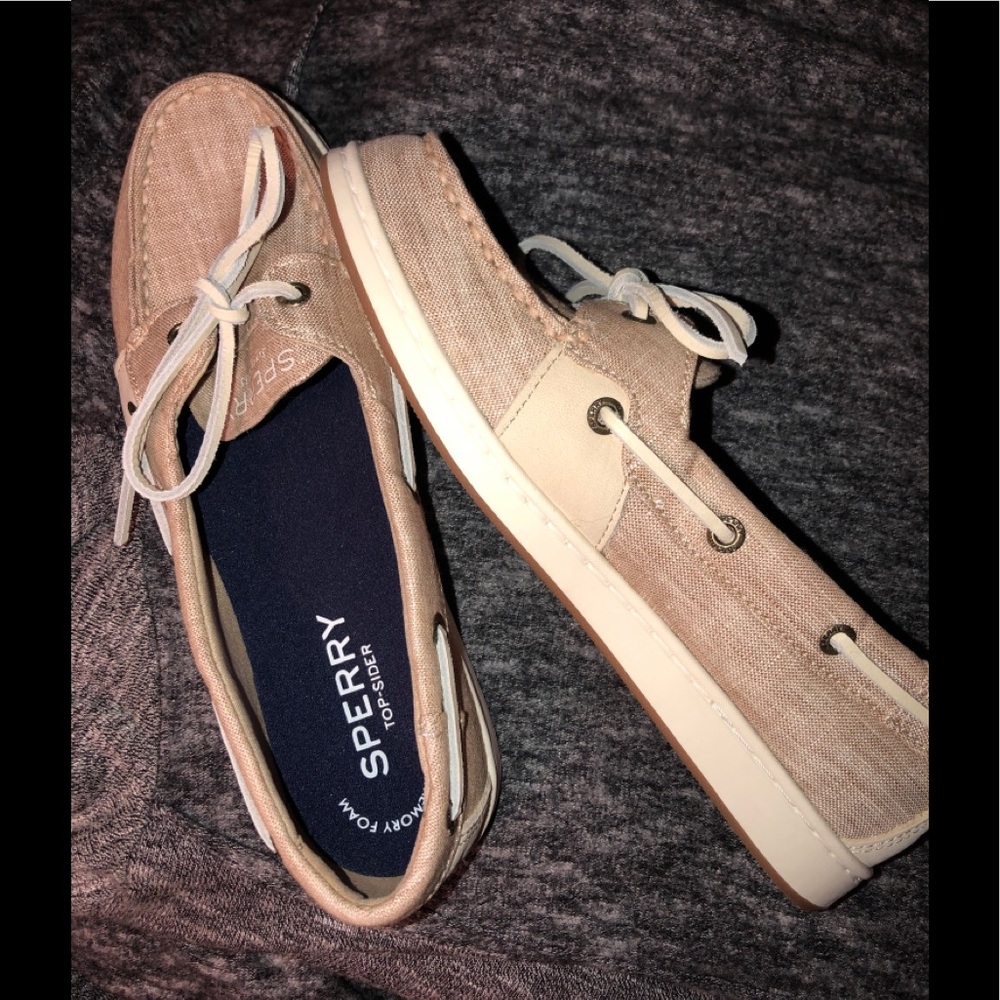 SPERRY top-sider canvas - size 6 - Like New!